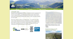 Desktop Screenshot of ecotrustforests.com