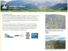 Tablet Screenshot of ecotrustforests.com